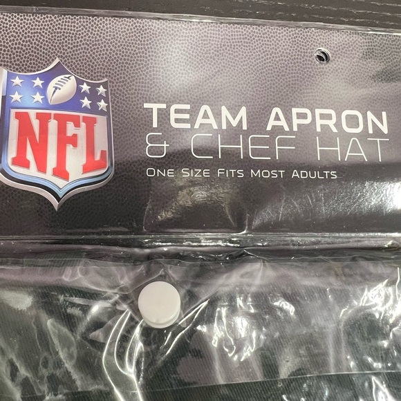 GREEN BAY PACKERS BBQ APRON AND CHEF HAT BRAND NEW - Picture 8 of 11